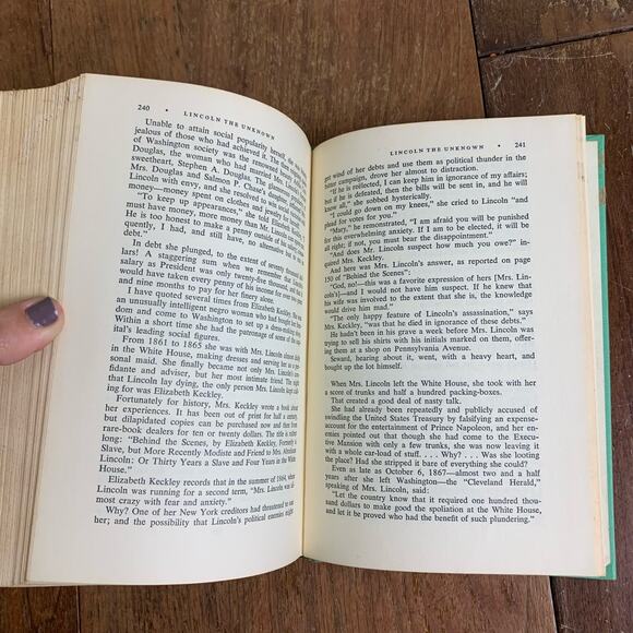 1968 Lincoln the Unknown Dale Carnegie Perseverance Award hardback book - Picture 12 of 15